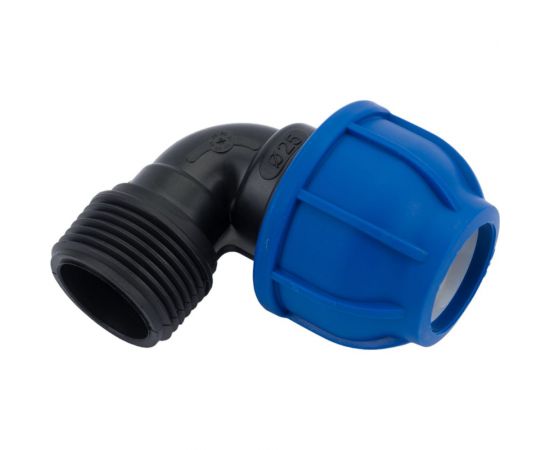 Отвод разъемный наружная резьба CN-TB ПНД 25x1" TEBO 017030706 