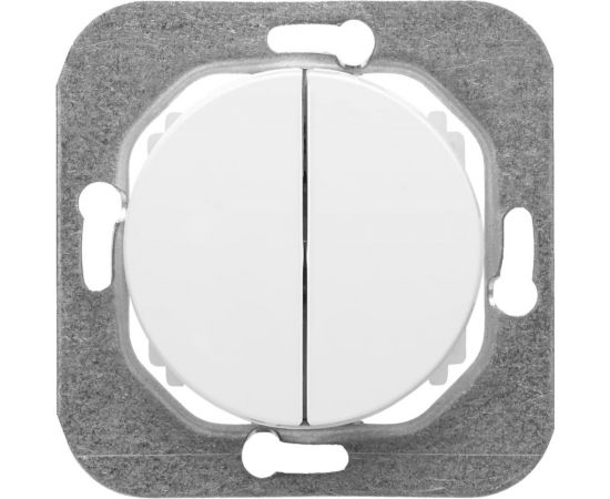 Механизм выключателя Bylectrica 2-клавишный, скрытая установка, серия ПРОВАНС, белый С510-3302 