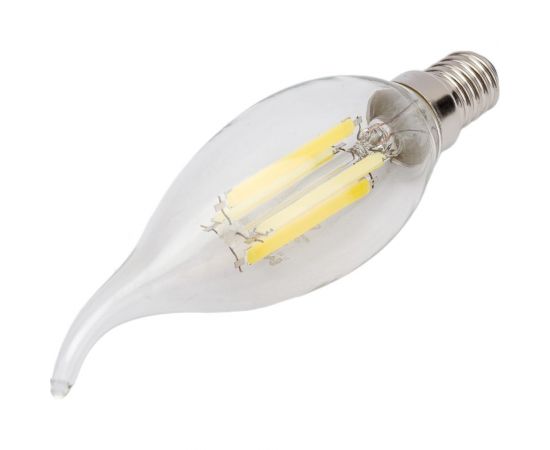 Светодиодная филаментная лампа Osram LSCLBA75 6W/865 230V FILCL E1410x1 4058075688162 