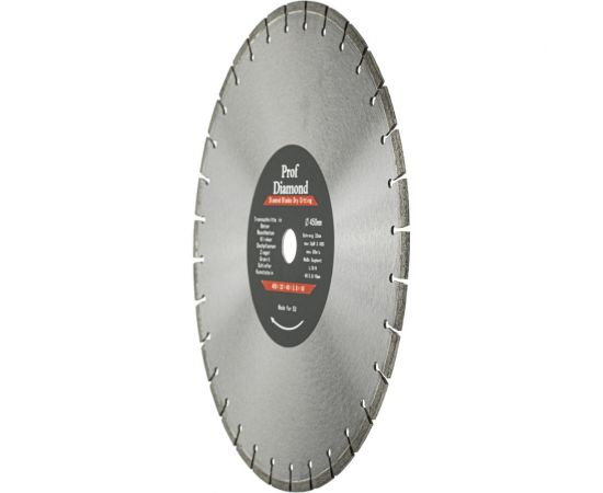 Диск алмазный сегментный Prof Diamond 450x3.8x10x32 мм S.E.B. 106AG-P45032CE – изображение 5