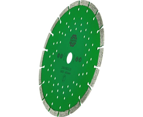 Алмазный диск сегментированный 230х10х2.6х22.23 мм TORGWIN 106AG-TG23022СО – изображение 3