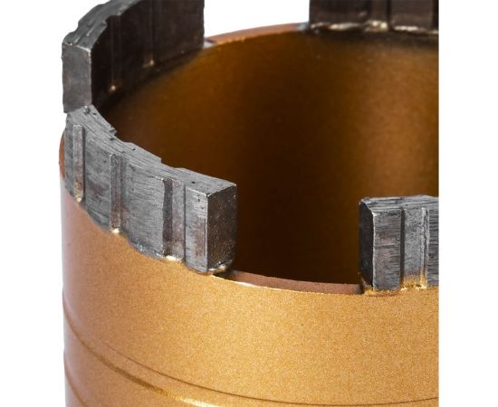 Коронка алмазная Эксперт по бетону 68 мм, SDS-plus, безударная, 5 турбосегментов 10 мм ПРАКТИКА 908-269 – изображение 4