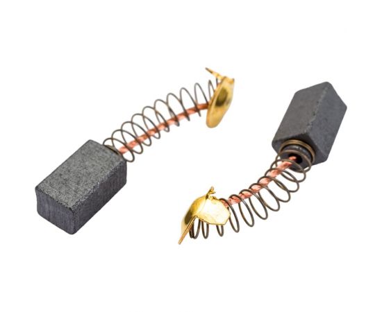 Комплект угольных щеток для электроинструмента Hitachi (пружина, пятак-ухо), 6.5x7.5x12 мм, 2 шт COFRA SDH-34637 – изображение 5