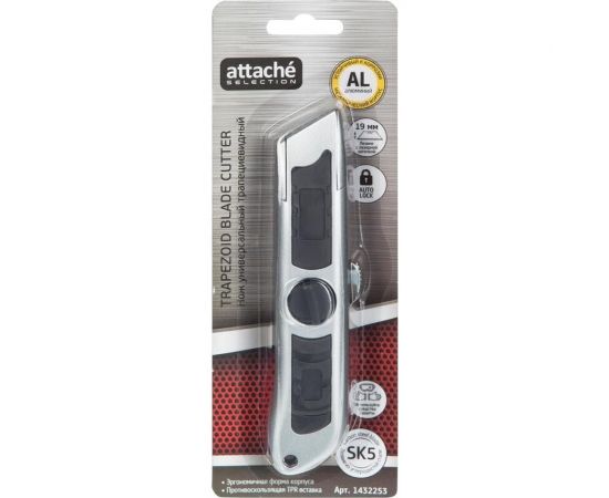 Универсальный нож Attache Selection SX93-1 трапециевидный ширина лезвия 19 мм 1432253 – изображение 5