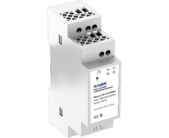 Блок питания Amatek AP-D12/20DIN 12В / 2А стабилизированный 7000704 – изображение 3
