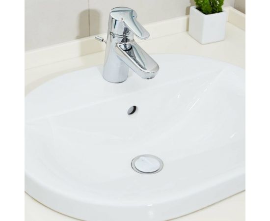 Пробка для ванн, раковин Профитт диаметром 40 мм, белая 2226377 – изображение 4