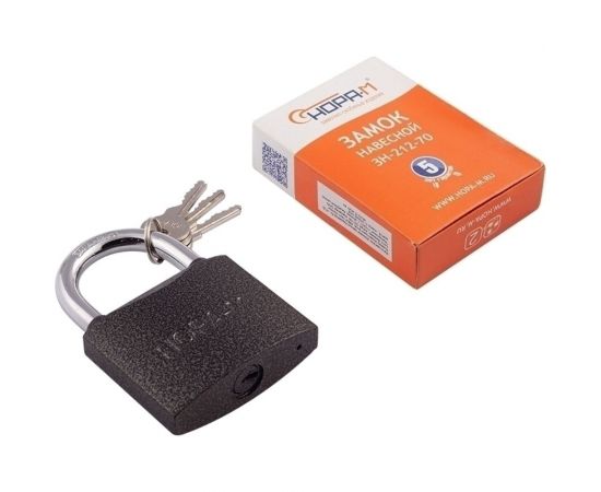 Навесной замок НОРА-М ЗН-212-70 мм 3кл. 12972 – изображение 3