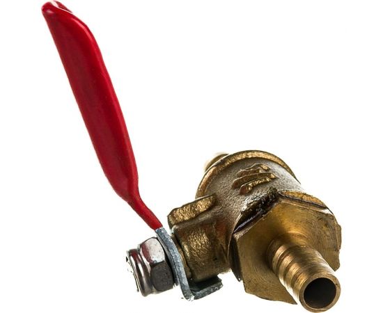 Шаровой кран Pegas pneumatic латунь, елочка, под шланг, 6x6 мм 4410 – изображение 5