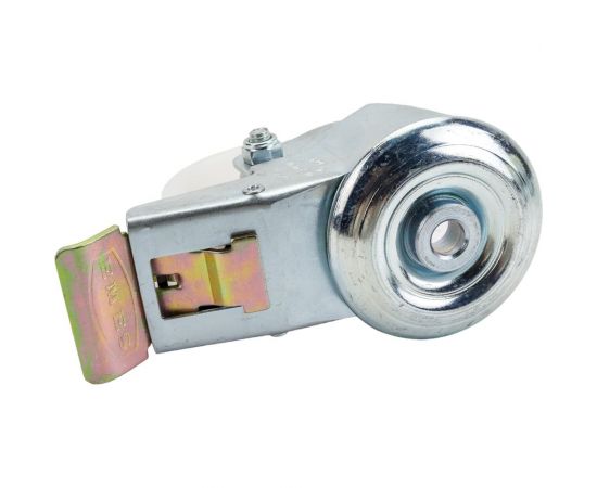 Колесо нейлоновое поворотное под болт М12 с тормозом 80 мм MFK-TORG EM04-ZKZ-80 F – изображение 2