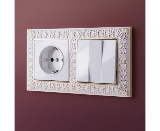 Розетка с заземлением WERKEL безвинтовой зажим белая W1171301 a051108 – изображение 11