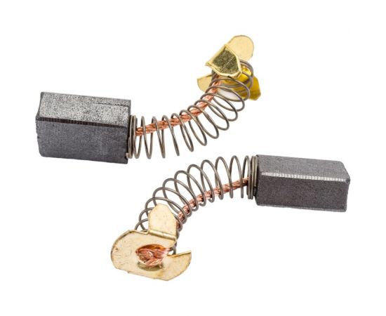 Комплект угольных щеток для электроинструмента Makita (пружина, пятак-уши), 6.5x13.5x18 мм, 2 шт COFRA SDM-34604 – изображение 2