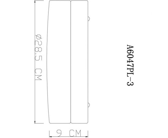 Потолочный светильник Arte Lamp AQUA-TABLET A6047PL-3CC – изображение 2
