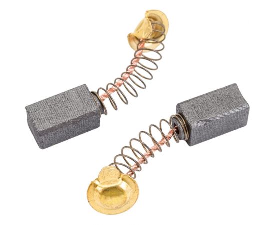 Комплект угольных щеток для электроинструмента Hitachi (пружина, пятак-ухо), 6.5x7.5x12 мм, 2 шт COFRA SDH-34637 – изображение 3