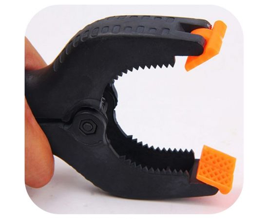 Пружинный зажим (клещеобразная струбцина) DELI dl110006 150 мм, рабочий ход 50 мм, максимальное усилие 140 Н 114778 – изображение 6