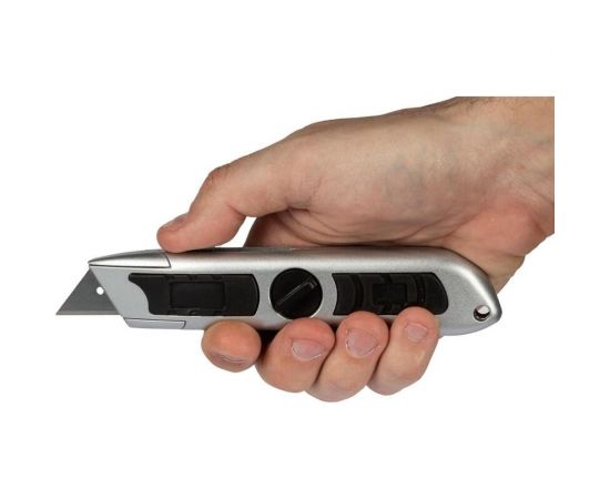 Универсальный нож Attache Selection SX93-1 трапециевидный ширина лезвия 19 мм 1432253 – изображение 2