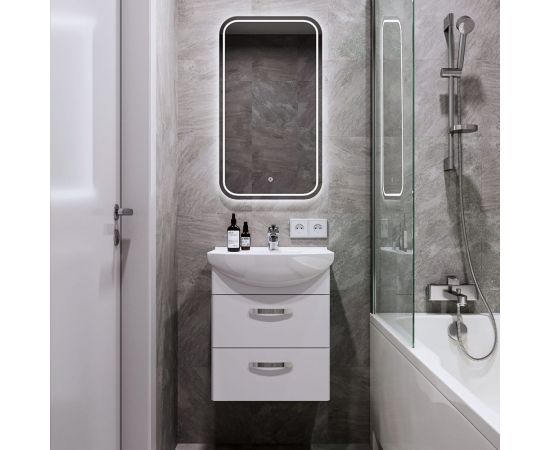 Тумба с раковиной IKA Siena 50 подвесная 500x405x590 Белый 4657784358146 – изображение 8