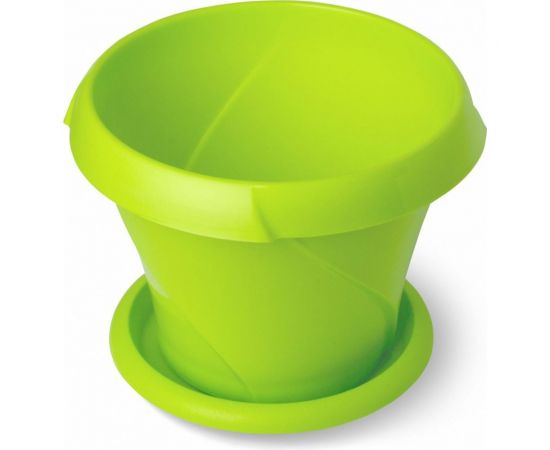 Кашпо с поддонником Martika Флориана 5.4 л, диам. 270 мм, салатовое С387САЛ 