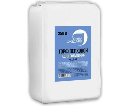 Торф для голубики Сила Суздаля 250 л 4680004063223 