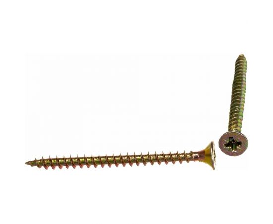 Шуруп крепежная техника желтый цинк, 4,0x70 20 шт. 11352 
