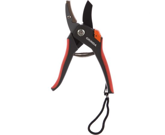 Секатор GRINDA G-28 с двухкомпонентными рукоятками, контактный, 205мм 8-423203_z02 