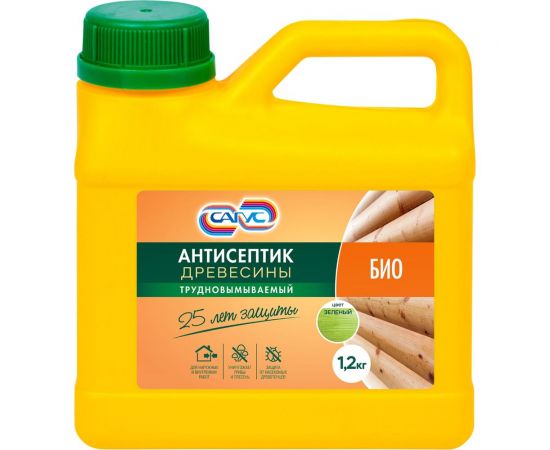 Антисептик древесины ООО Сагус Био 1,2 кг Б 0296 