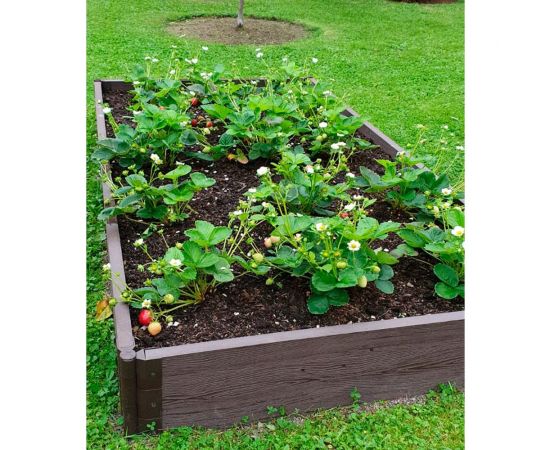 Ограждение для грядки из ДПК Eno 1x3 м, высота 27 см 4657783910581 