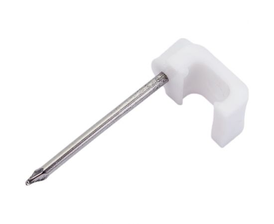 Скоба для кабеля Невский Крепеж плоская, Б6 мм, 50 шт. 800452 – изображение 3