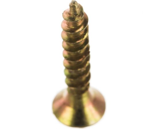 Шуруп Качественный КРЕПЕЖ желтый цинк 3,5x20, 500 шт. 0300437 КЧ – изображение 2