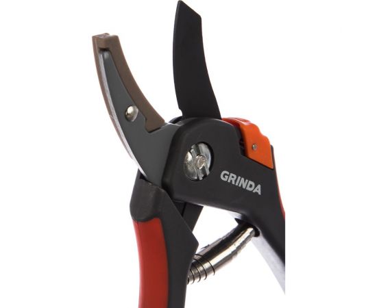 Секатор GRINDA G-28 с двухкомпонентными рукоятками, контактный, 205мм 8-423203_z02 – изображение 3