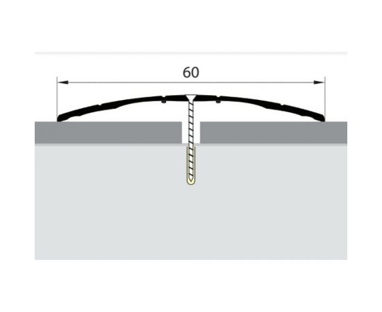Широкий стык РУССКИЙ ПРОФИЛЬ 60 мм, 1.8 м, венге, 10 штук 4607130279908 – изображение 3