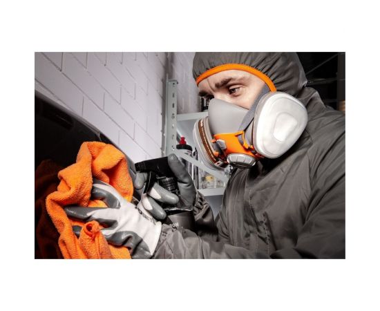 Перчатки из полиэстера c нитриловым покрытием Jeta Safety МБС, размер S/7 JN011-S – изображение 5