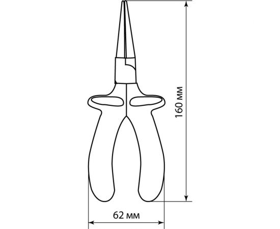 Диэлектрические круглогубцы TDM 160 мм, 1000 В, CR-V, «ПрофиЭлектрик» SQ1010-1105 – изображение 6
