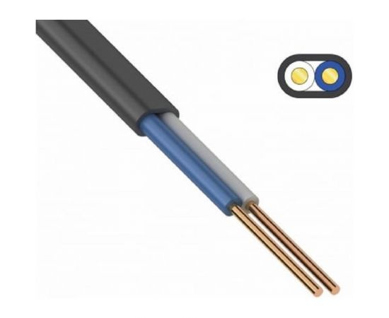 Кабель iTOK ВВГ-П нг(А) 2x4 ГОСТ (10 метров) i-KPP-VVGNG-240-10 