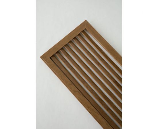 Радиаторная решетка Торговый дом Аргумент ПВХ темная вишня 0,6x0,6 APKG358White 