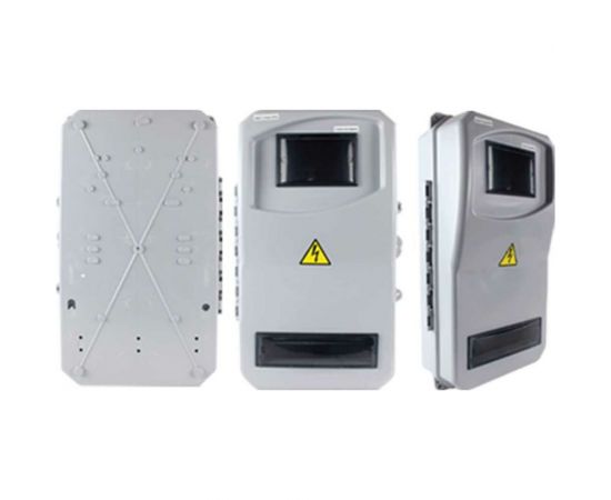 Пластиковый учетно-распределительный навесной корпус KRZMI ВЩУ 3/10 дверь IP55 4651117990225 