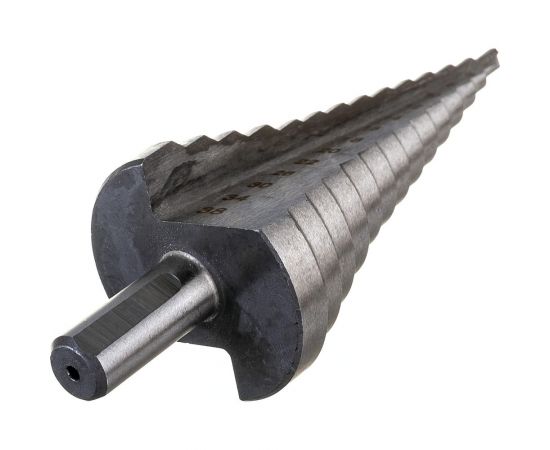 Сверло ступенчатое 14 ступеней, 4-38 мм, сталь HSS, шлифованное Спец 370103 