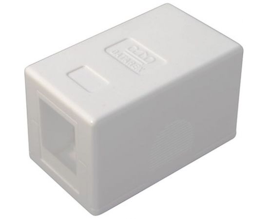 Корпус розетки для модуля DATAREX keystone 1 порт белый DR-5001 