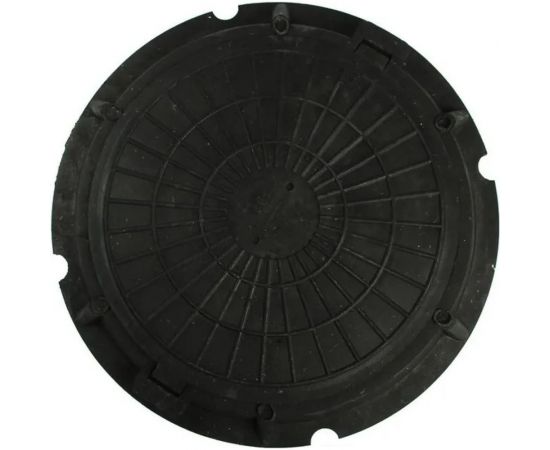 Полимерно-композитный люк Агросток легкий 770x50x25 мм 1,5 т черный 54195 