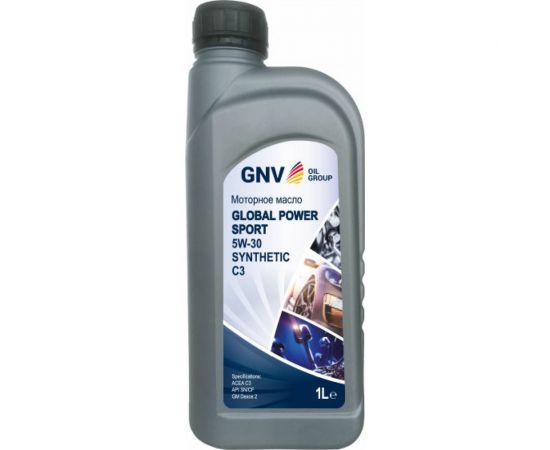 Синтетическое моторное масло GNV Global Power Sport 5W-30 Synthetic C3, 1л GPS1010564010130530001 