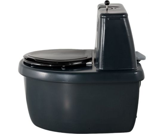 Торфяной туалет Gigant Комфорт графит GNT-9 