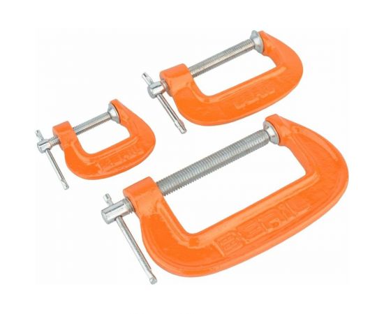 Набор струбцин BERIL 496003 25 мм, 50 мм, 75 мм, 3 шт. 10269 