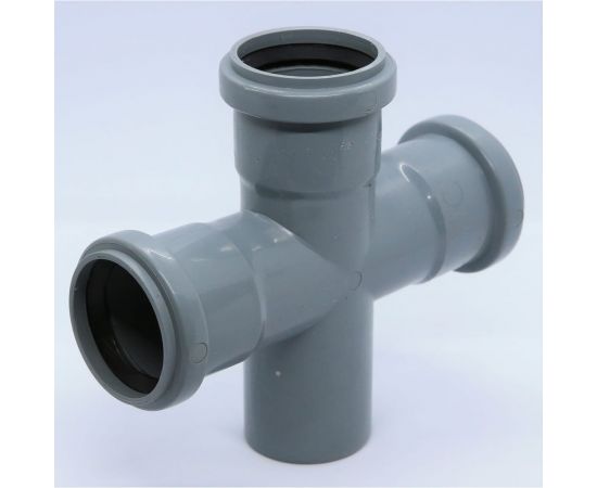 Крестовина Flextron D 50x50x50 мм 87,5 градусов, для внутренней канализации 143624 – изображение 15