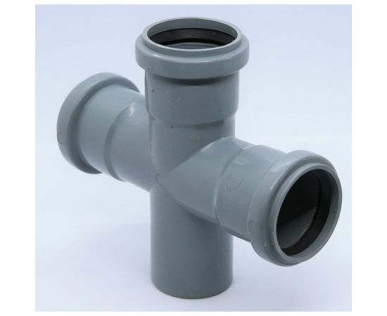 Крестовина Flextron D 50x50x50 мм 87,5 градусов, для внутренней канализации 143624 – изображение 8