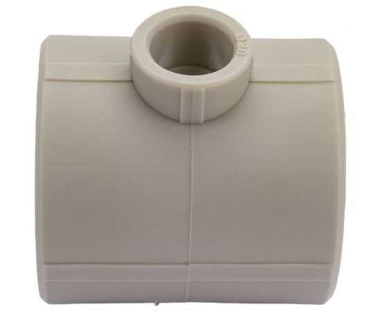 Переходной тройник VALFEX PP-R серый Дн 50х20х50 10502050Г 127-0456 – изображение 3