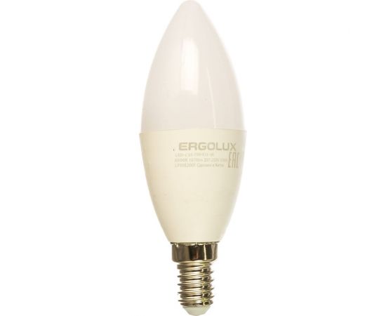 Электрическая светодиодная лампа Ergolux LED-C35-11W-E14-6K Свеча 11Вт E14 6500K 13620 – изображение 2