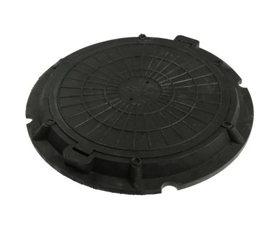 Полимерно-композитный люк Агросток легкий 770x50x25 мм 1,5 т черный 54195 – изображение 2
