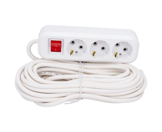 Удлинитель UNIVersal s-303а пвс 3/1,5 3гн. с заземлением, с выключателем, длина 10м (еврослот) 1729 – изображение 4