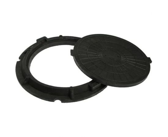 Полимерно-композитный люк Агросток легкий 770x50x25 мм 1,5 т черный 54195 – изображение 3