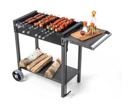 Передвижной мангал с боковой полкой GRATAR МАН 202 – изображение 4