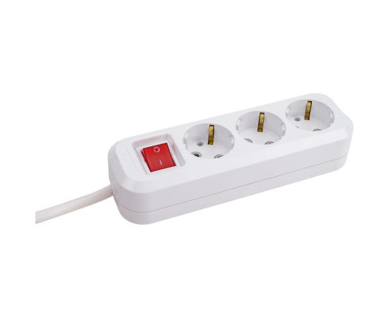 Удлинитель UNIVersal s-303а пвс 3/1,5 3гн. с заземлением, с выключателем, длина 10м (еврослот) 1729 – изображение 3